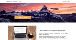 Desktop Screenshot of geniusfax.com