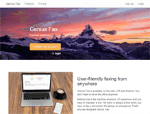 Tablet Screenshot of geniusfax.com